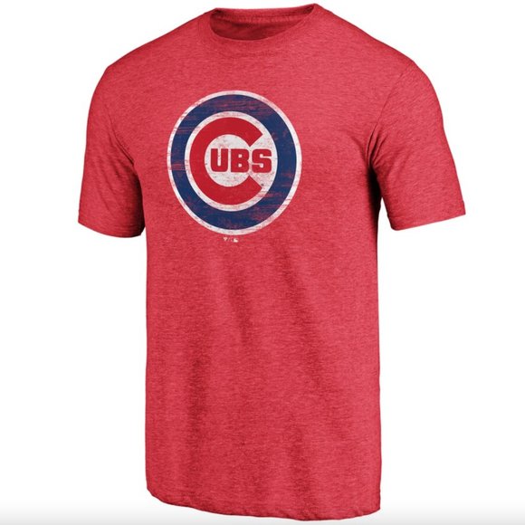 MLB Other - 🌸3/$15 🌸 Men’s Chicago Cubs Red Logo T-Shirt